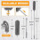 Gutter Cleaning Tool From Ground - Gutter Cleaning Tools Easy Remove Leaves and Debris Under Gutter Hangers 7