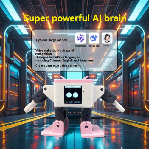 AI OTTO Robot Röstchattrobot ESP32-S3  Interaktiv Dansrobot 1,54 Tums Skärm Stöder Deepseek Xiaozhi B 2