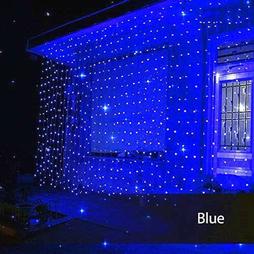 Ηλιακό Κουρτινόξυλο, 3x2μ, 200LED, 8 Λειτουργίες, Τηλεχειριστήριο, Αδιάβροχο, για 2