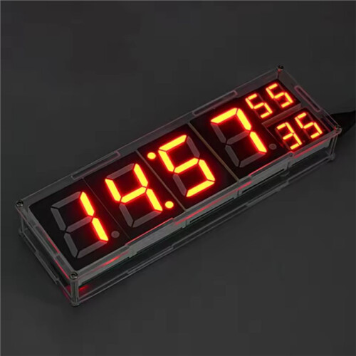 DIY Kit Electronic ESP8266 Network Clock WiFi Module 8-Bit Digital Tube Display  Temperature Practice Kit 2