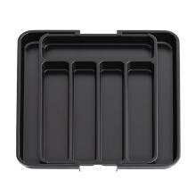 Silverware Organizer-Expandable Kitchen Drawer Organizer, Utensil Organizer,Cutlery Drawer Organizer for Forks,Knives