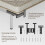 Heavy Duty Headboard Bracket Kit, Universal Bed Frame Stabilizer , Fits Twin Full Queen Size 5