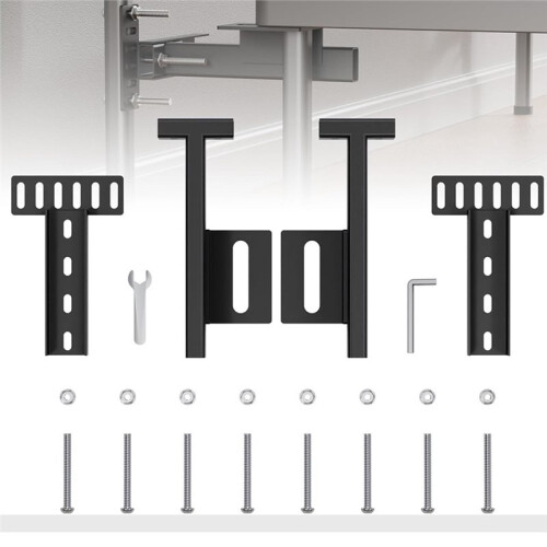 Heavy Duty Headboard Bracket Kit, Universal Bed Frame Stabilizer , Fits Twin Full Queen Size 2
