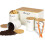 Cream Bread Bin & Tea Coffee 5Pcs Canister Set 3