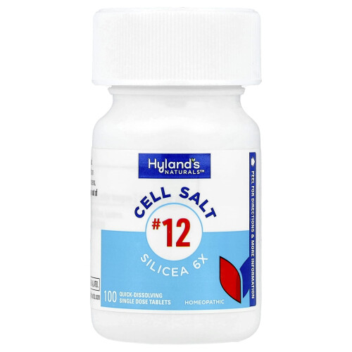 Cell Salt #12, Silicea 6X, 100 Quick-Dissolving Single Tablet 2
