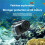 For  Osmo Action 6 Waterproof Diving Case 60M Underwater Waterproof Case for  Osmo Action 6 Protective Shell 6