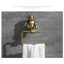 Retro Angel Towel Rack Towel Bathroom Towel Hanger Toilet Towel Bar