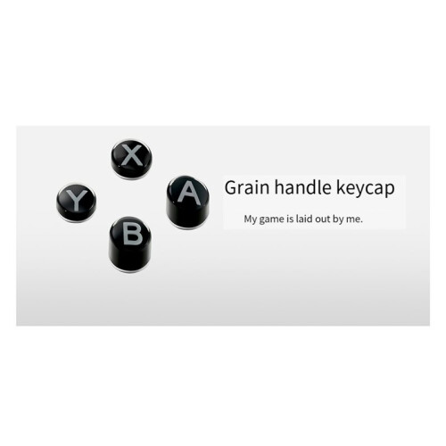 Keycap Replacement for NS62 for ES/ES Pro KK3 TT Series Controllers for  Layout B A X Y Buttons Gray 2