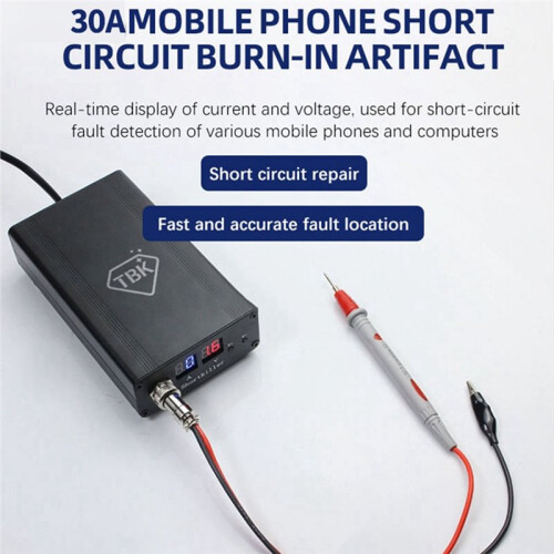Mobile Phone Short Circuit Preheater Device High Power Short Circuit Heating Breakdown Capacitance Tool EU Plug 1