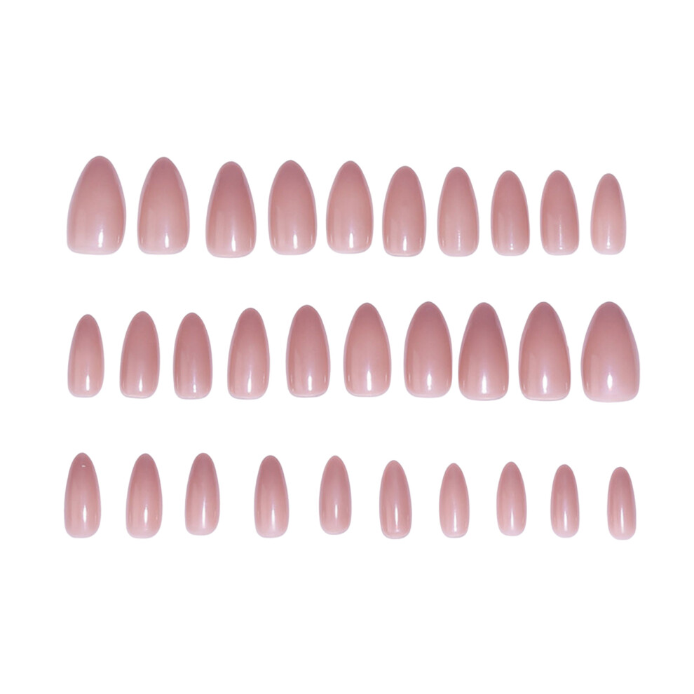 Reach-Tools Pink 30Pcs Nude Fake Nails - Comfortable Manicure