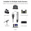Cable XLR A USB, Cable de Grabación, Cable USB A Micrófono XLR, Cable Adaptador Coaxial USB A XLR 6
