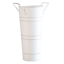 Metal Round Umbrella Stand Rack,Decorate Freestanding Vase, Perfect for Entryway Use, Organizer for Home and Office WHITE