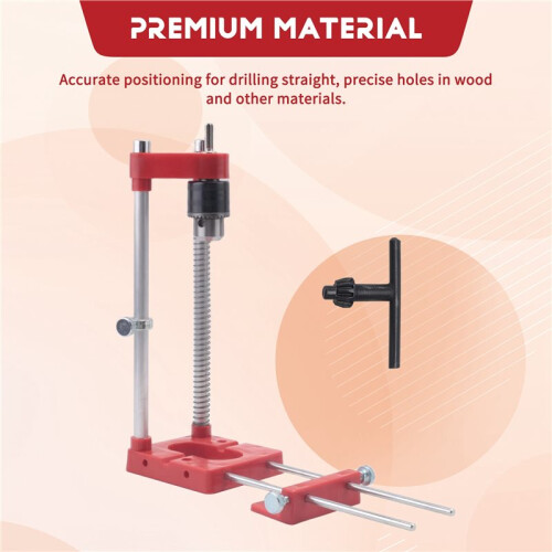 Auto  Drill Guide Woodworking Drill Locator Precise Hole Drill Punch Positioner Auto- Drill Template Guide Tool 2