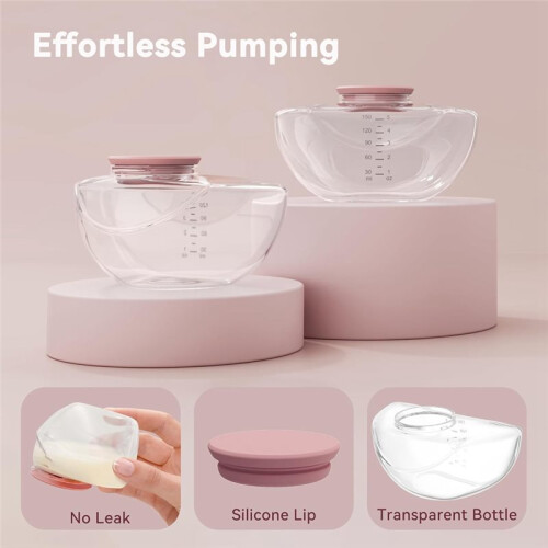 2 Pack Breastmilk Pump Storage Bottles for  Upgraded M9, Breast Milk Container, Breastfeeding