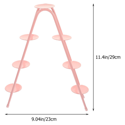 Pink Jern Bryllupscupcakestander Multi-lags1 Stk. 1