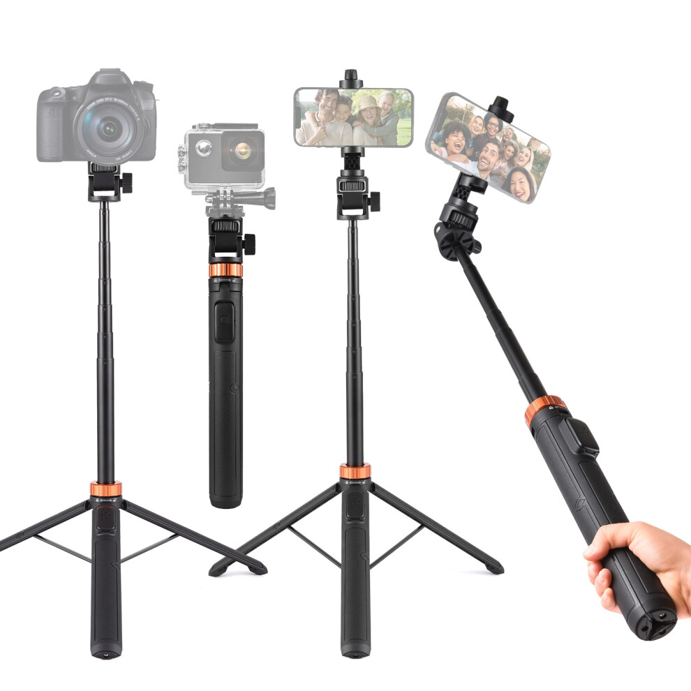 Kingjoy M080 Extendable 70In Selfie Stick Tripod With Remote Sale 8261384849186