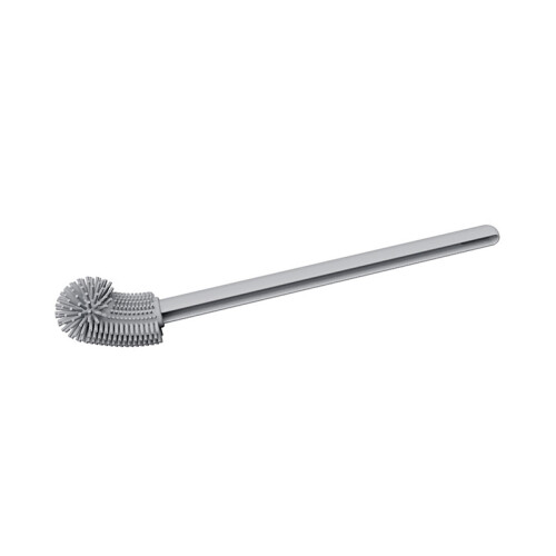 Gebogene Toilettenbürste aus Silikon Grey