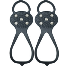 Antislipbescherming met 5 stalen tanden/noppen 1 paar Black 38-43