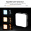 Δίχρωμη λάμπα LED για φωτογραφία 2500K–6500K, 6W με δυνατότητα ρύθμισης φωτεινότητας, 5