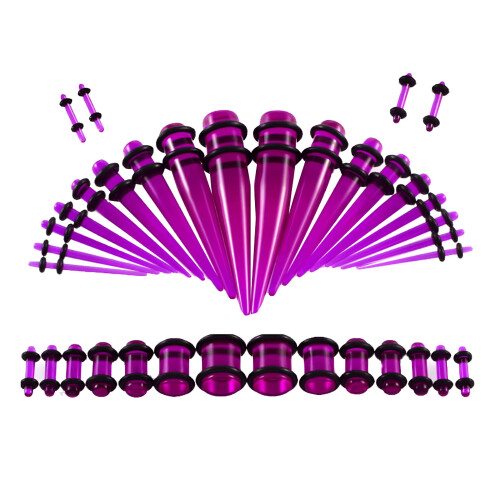 Acrylic Ear Gauge Stretching Kit 36 Pieces 1