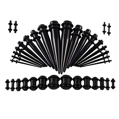 Acrylic Ear Gauge Stretching Kit 36 Pieces 2