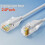 24 Pack Ethernet Lighting Patch Cable Flexiable Slim Cat6a 10G POE LAN Cable for  Ps5 Router  Computer 1M 4