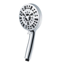Duschkopf mit 10 Funktionen und Spritzpistole Silver