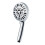 Duschkopf mit 10 Funktionen und Spritzpistole Silver 1