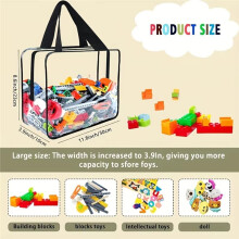 Borsa da Toilette Impermeabile di Capacità con Cerniera, Resistente e Riutilizzabile. Perfetta per Viaggi, Spiaggia e Organizzazione Dei