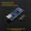 Interface Digital USB XMOS XU316 com Saída Coaxial IIS de 32 Bits e 768 KHz, Compatível com DSD512 e MQA, para Placa USB Amanero. 3