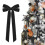 Black Velvet Christmas Bow 5x10in 2