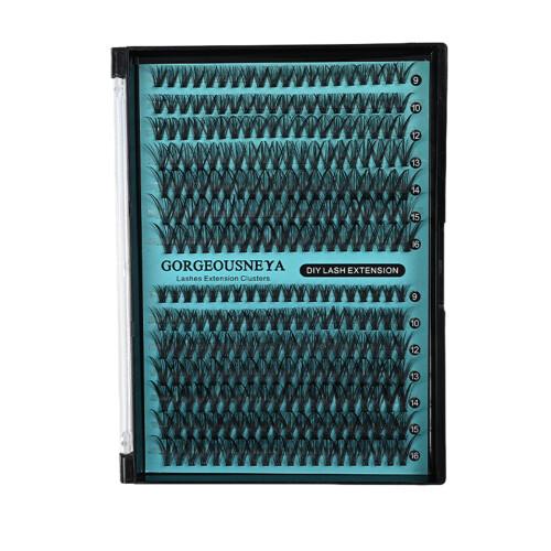 (30P 40P) False Eyelashes 9-16mm C D Curl Black Band