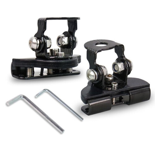 Universal LED Light Bar Mounting Brackets, Adjustable Hood Pillar Mounts, Led Work Light Mount Bracket Clamp Holder 6PCS 1