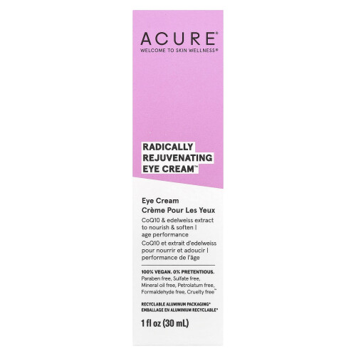 Acure Radically Rejuvenating Eye Cream 30ml 1
