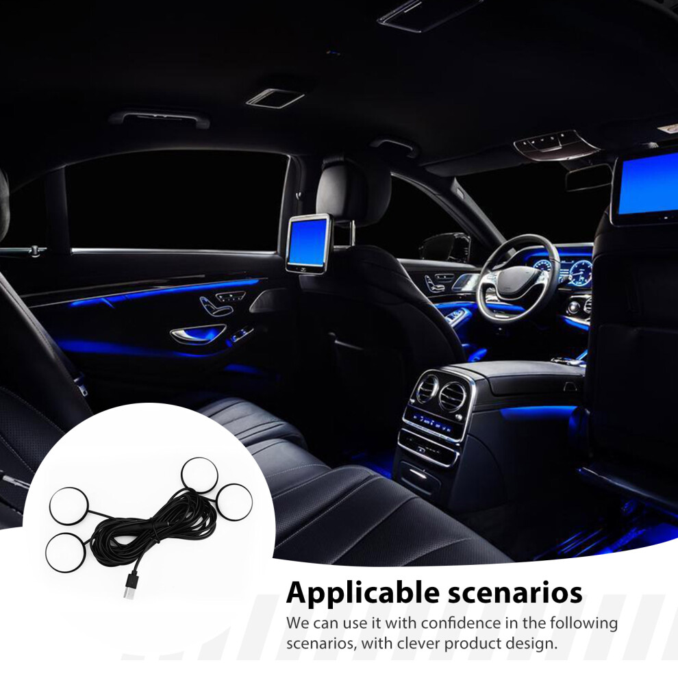 Rgb Car Ambient For Foot Mats/Doors Light 6017806739380
