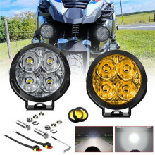 2 Set 3 Inch 90W LED Pods with Amber Covers, Fog Light Pods LED Light Bar Offroad Driving Lights