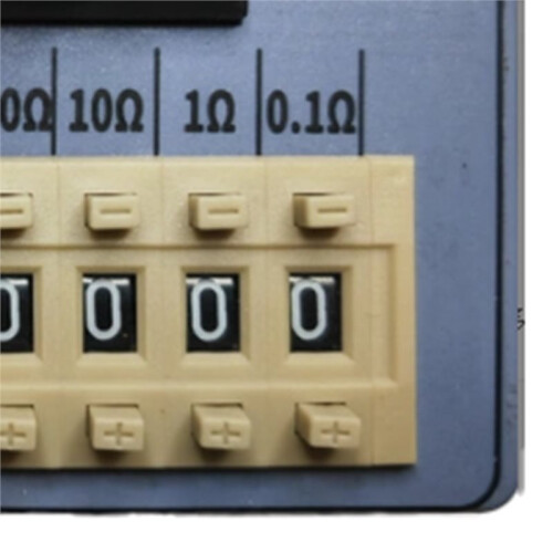 WY-RES-01 Resistance Box Pocket Resistance Box, Dial Programming Resistance Box for Electrical Equipment Tool Accessory 1