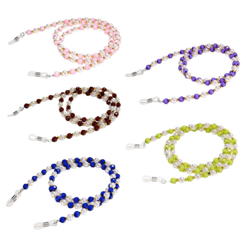 Men's Sunglasses Chain Plastic Green 5-Pack 2