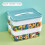 Building Block Storage Box Adjustable Small Particle Jigsaw Puzzle Transparent Storage Container Toy Organizer Box B 2
