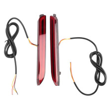 12x LED Bumper Reflector Bright Red Lens Brake Lights for  Camry 2006-2014