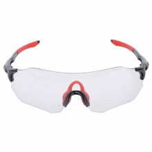 Gafas de ciclismo que cambian de color negro y rojo