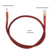 8mm Brass CO2 Fill Hose 36in Low P