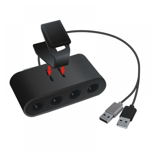 For Gamecube-adapter, Switch, Gamecube-kontrolleradapter, Wii U, PC og Switch, for Super Smash Bros. Choice-adapter, Game Cube Plug and Play 1