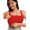 Regatas cropped femininas sem mangas com decote quadrado, modelos básicos. 3