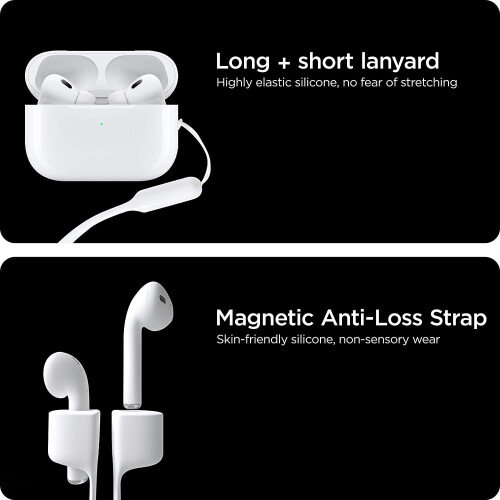 Συμβατό με AirPods Pro 2ης γενιάς – Μαγνητικό κορδόνι λαιμού κατά της απώλειας για την 1