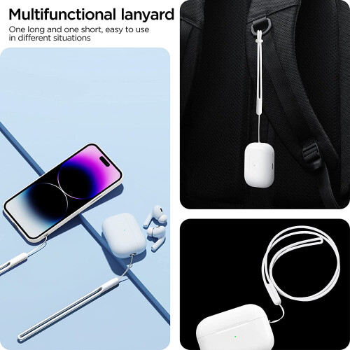 Συμβατό με AirPods Pro 2ης γενιάς – Μαγνητικό κορδόνι λαιμού κατά της απώλειας για την 2