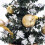 Mini Artificial Christmas Trees Set 2 pcs 20cm Red and Gold 2