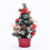 Mini Artificial Christmas Trees Set 2 pcs 20cm Red and Gold 7