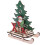 Puzzle en bois 3D Père Noël Décoration de Noël 3