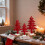 Non-Woven Christmas Tree Set – 30/25/20cm, Red 4